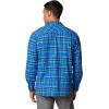 imageColumbia Mens Bearmouth Springs Roll Up Long Sleeve Flannel ShirtBlue Macaw Multi Plaid