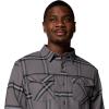 imageColumbia Mens Bearmouth Springs Roll Up Long Sleeve Flannel ShirtCity Grey Windowpane