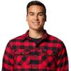 imageColumbia Mens Bearmouth Springs Roll Up Long Sleeve Flannel ShirtMountain Red Buffalo Check