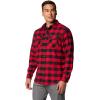 imageColumbia Mens Bearmouth Springs Roll Up Long Sleeve Flannel ShirtMountain Red Buffalo Check