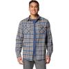 imageColumbia Mens Bearmouth Springs Roll Up Long Sleeve Flannel ShirtNight Tide Plaid