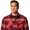 imageColumbia Mens Bearmouth Springs Roll Up Long Sleeve Flannel ShirtRed Jasper Buffalo Check