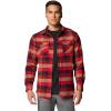 imageColumbia Mens Bearmouth Springs Roll Up Long Sleeve Flannel ShirtRed Jasper Buffalo Check