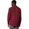 imageColumbia Mens Bearmouth Springs Roll Up Long Sleeve Flannel ShirtRed Jasper Small Multi Tartan