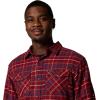 imageColumbia Mens Bearmouth Springs Roll Up Long Sleeve Flannel ShirtRed Jasper Small Multi Tartan