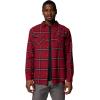 imageColumbia Mens Bearmouth Springs Roll Up Long Sleeve Flannel ShirtRed Jasper Windowpane