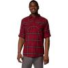 imageColumbia Mens Bearmouth Springs Roll Up Long Sleeve Flannel ShirtRed Jasper Windowpane