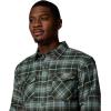 imageColumbia Mens Bearmouth Springs Roll Up Long Sleeve Flannel ShirtSpruce Small Multi Tartan
