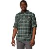 imageColumbia Mens Bearmouth Springs Roll Up Long Sleeve Flannel ShirtSpruce Small Multi Tartan