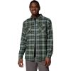 imageColumbia Mens Bearmouth Springs Roll Up Long Sleeve Flannel ShirtSpruce Small Multi Tartan