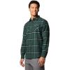 imageColumbia Mens Bearmouth Springs Roll Up Long Sleeve Flannel ShirtSpruce Windowpane
