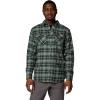 imageColumbia Mens Bearmouth Springs Roll Up Long Sleeve Flannel ShirtSpruce Small Multi Tartan