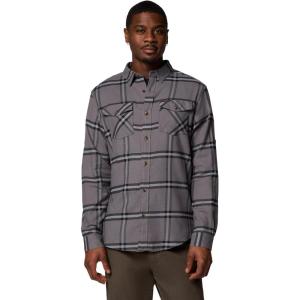 imageColumbia Mens Bearmouth Springs Roll Up Long Sleeve Flannel ShirtCity Grey Windowpane