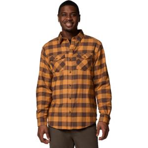 imageColumbia Mens Bearmouth Springs Roll Up Long Sleeve Flannel ShirtCordovan Buffalo Check