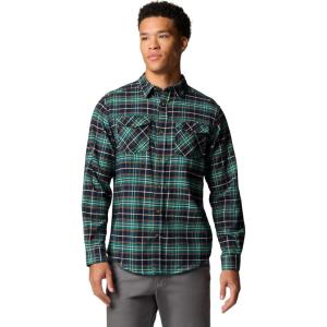 imageColumbia Mens Bearmouth Springs Roll Up Long Sleeve Flannel ShirtDark Nocturnal Multi Tartan