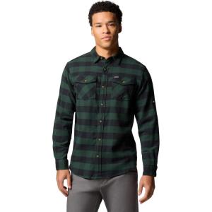 imageColumbia Mens Bearmouth Springs Roll Up Long Sleeve Flannel ShirtSpruce Buffalo Check