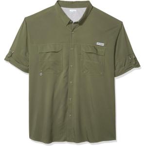 imageColumbia Mens PFG Blood and Guts III Long Sleeve Shirt Stain ampamp Water ResistantCypress