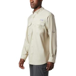 imageColumbia Mens PFG Blood and Guts III Long Sleeve Shirt Stain ampamp Water ResistantFossil