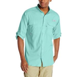 imageColumbia Mens PFG Blood and Guts III Long Sleeve Shirt Stain ampamp Water ResistantGulf Stream