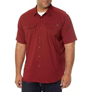 imageColumbia Mens Silver Ridge Lite Short Sleeve ShirtRed Jasper