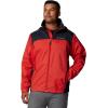 imageColumbia Mens Glennaker Rain JacketSail RedBlack