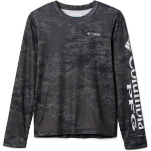 imageColumbia Boys Super Terminal Tackle Long SleeveBlack Pfg Camo Print
