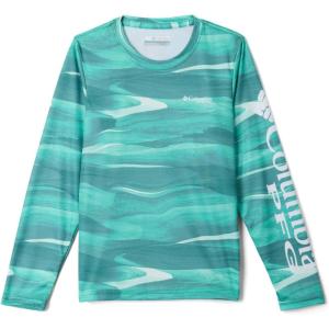 imageColumbia Boys Super Terminal Tackle Long SleeveGlaze Green Obsidian