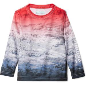 imageColumbia Boys Super Terminal Tackle Long SleeveRed Spark Deepsea Fade