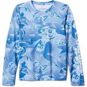 imageColumbia Boys Super Terminal Tackle Long SleeveVivid Blue Fish Frenzy