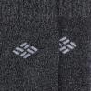 imageColumbia Mens 4 Pack Mositure Control Crew SocksBlackGray
