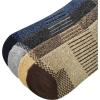 imageColumbia Mens 4 Pack Mositure Control Crew SocksBrownBlueGreyKhaki