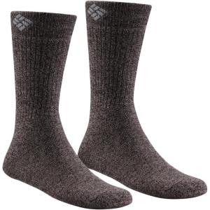 imageColumbia Mens 4 Pack Mositure Control Crew SocksCharcoal