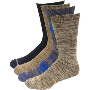 imageColumbia Mens 4 Pack Mositure Control Crew SocksNavyBlackDye