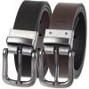 imageColumbia Boys Reversible Belt  1quot Wide Classic Strap for School Casual ampamp Dress WearBlackBrown Stitch