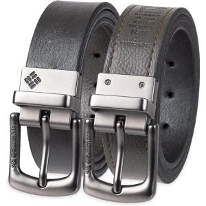 imageColumbia Boys Reversible Belt  1quot Wide Classic Strap for School Casual ampamp Dress WearBlackBrown Classic