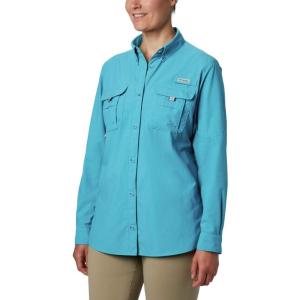 imageColumbia Womens Super Bahama Long Sleeve DressClear Water