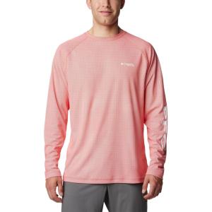 imageColumbia Mens Terminal Deflector Long SleeveBright PoppyWhite