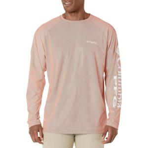 imageColumbia Mens Terminal Deflector Long SleeveIsland OrangeWhite