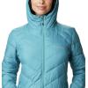 imageColumbia Womens Heavenly Long Hooded JacketCanyon Blue