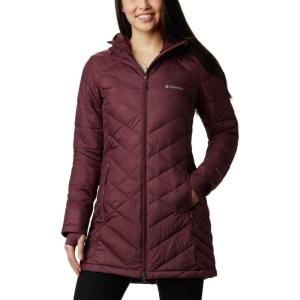 imageColumbia Womens Heavenly Long Hooded JacketMalbec