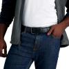imageColumbia Mens Casual Everyday Leather Belt  Jeans Chinos and Daily WearBlack Stretch