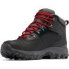 imageColumbia Mens Newton Ridge Plus II Waterproof Hiking BootsBlack  Mountain Red