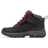 imageColumbia Mens Newton Ridge Plus II Waterproof Hiking BootsBlack  Mountain Red