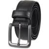 imageColumbia Mens Casual Everyday Leather Belt  Jeans Chinos and Daily WearBlack Stretch