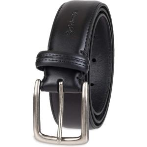 imageColumbia Mens Casual Everyday Leather Belt  Jeans Chinos and Daily WearBlack Trinity