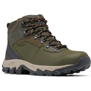 imageColumbia Mens Newton Ridge Plus II Waterproof Hiking BootsDeep OliveDesert Sun