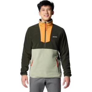 imageColumbia Mens Sequoia Grove Half Zip FleeceGreenscapeSunstoneSafariSpicy Pull