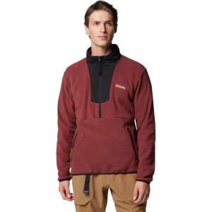 imageColumbia Mens Sequoia Grove Half Zip FleeceSpiceBlackSpicy Pulls