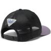 imageColumbia Unisex Adult PFG Logo Mesh Ball CapBlack  Granite Purple