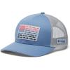 imageColumbia Unisex Adult PFG Logo Mesh Ball CapBluestone  Cool Grey